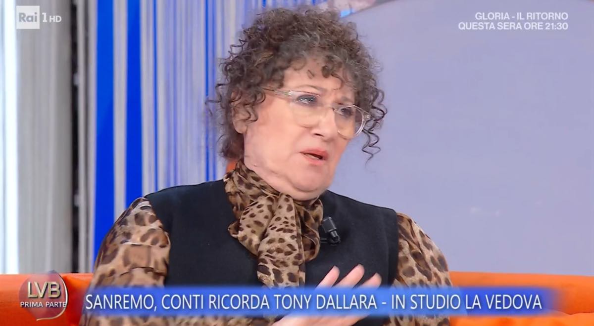 foto vedova dallara delusa sanremo