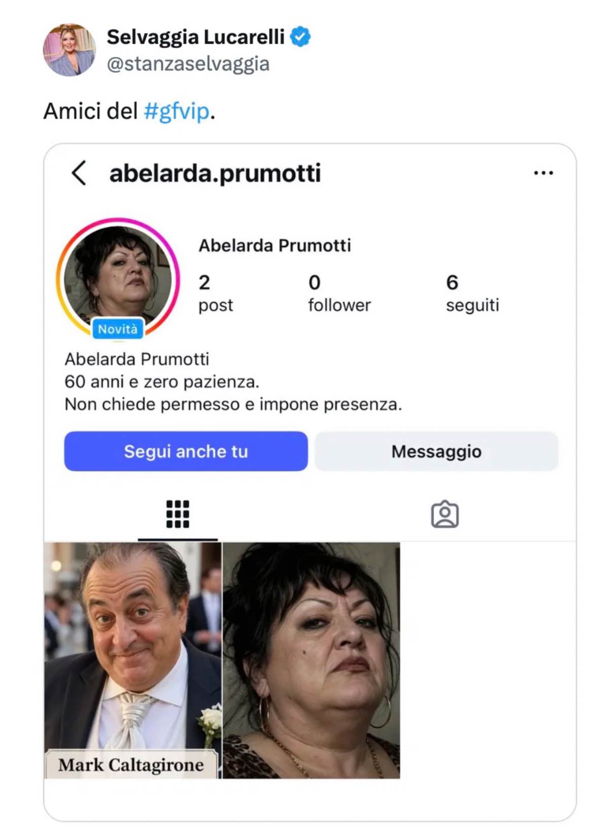 foto abelarda prunotti alessandra mussolini selvaggia lucarelli