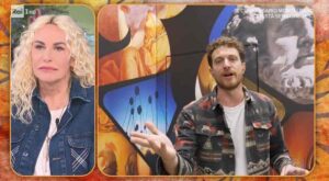 foto antonella clerici andrea amarei vinitaly e sempre mezzogiorno