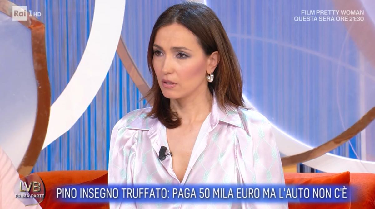 foto Caterina Balivo sotto choc per racconto Insegno