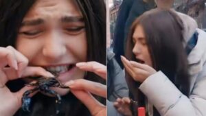 Foto Chanel Totti vomita