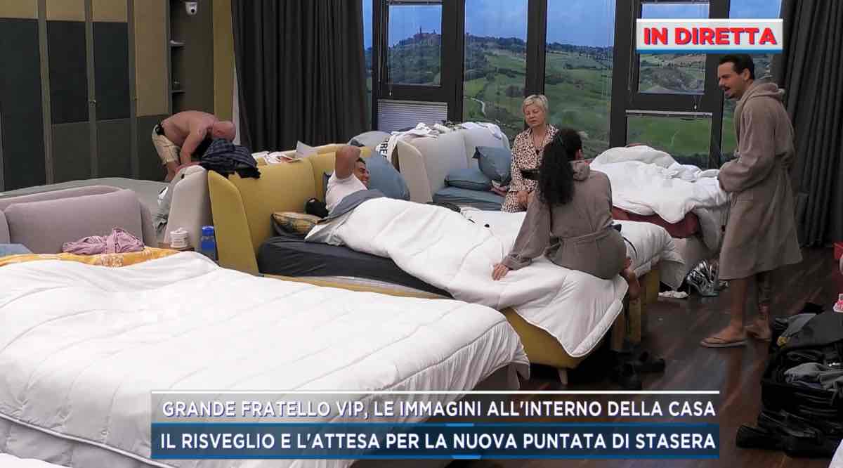 foto concorrenti camera da letto casa gfvip