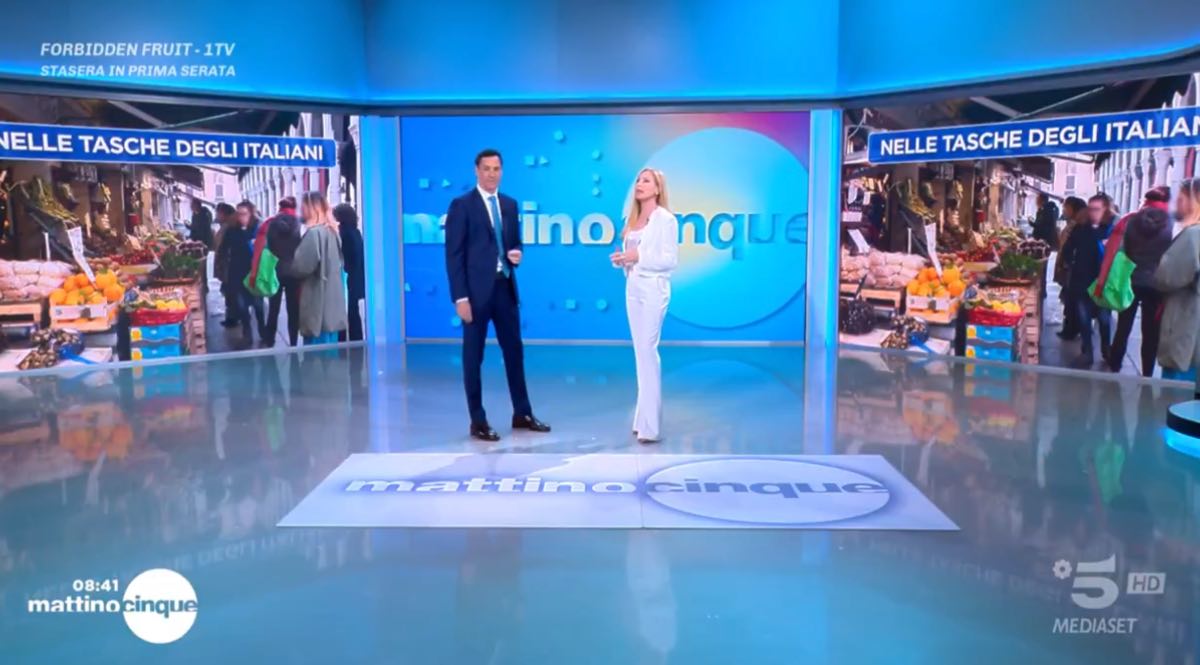 foto federica panicucci francesco vecchi mattino5