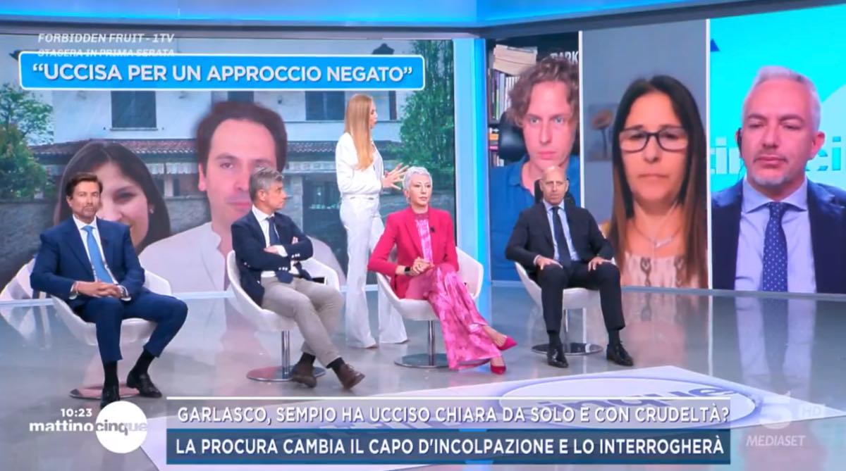 foto federica panicucci mattino5 garlasco