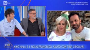 foto figlio francesco parla di mamma tina cipollari