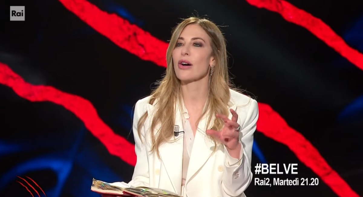 foto Francesca Fagnani Belve Carlo Conti