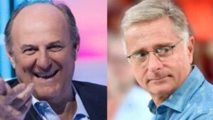 Foto Gerry Scotti Paolo Bonolis collage