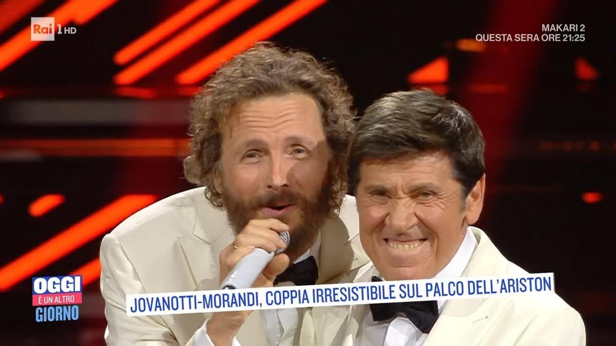 foto Gianni Morandi Jovanotti Affari Tuoi