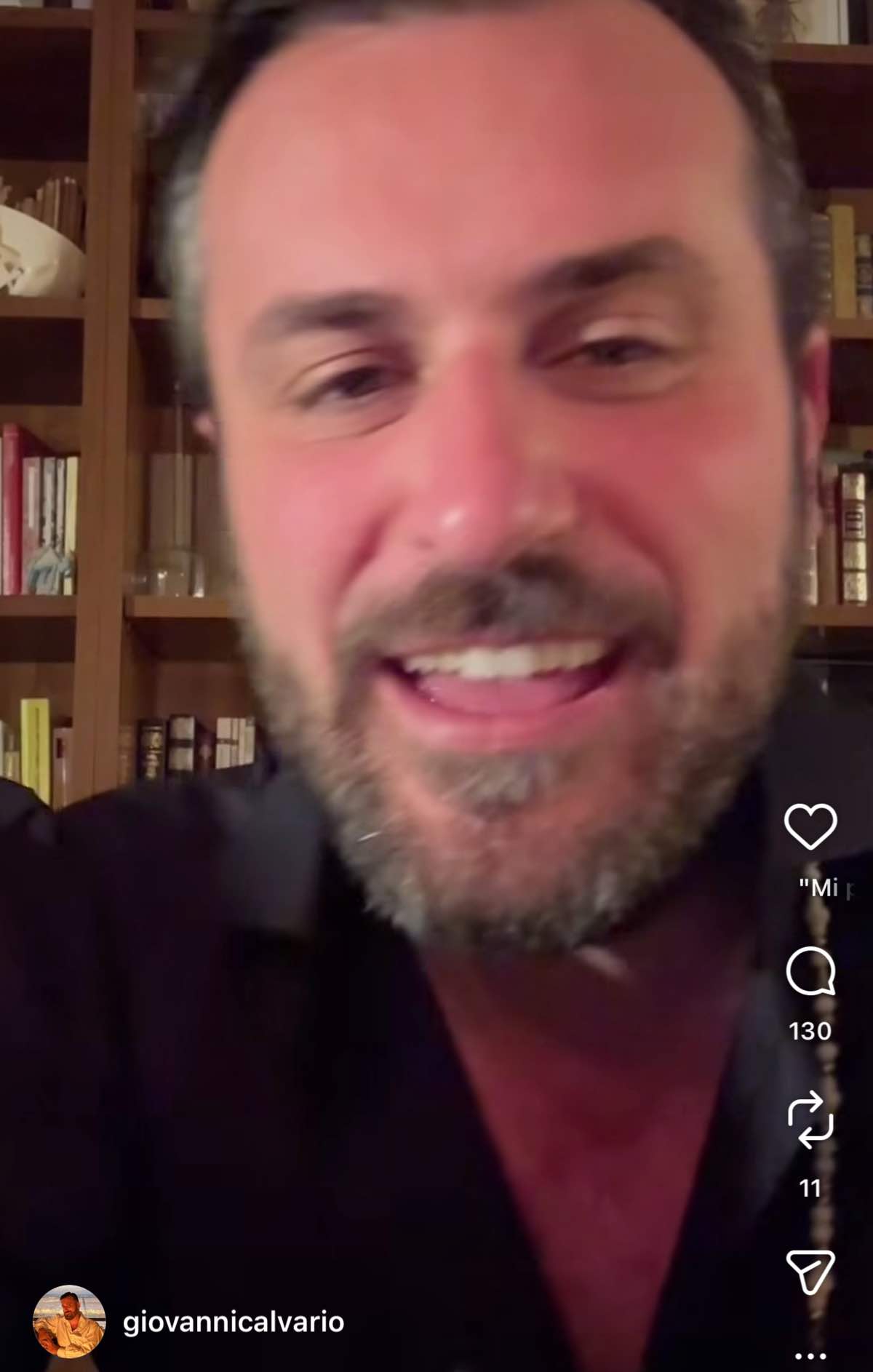 foto Giovanni Calvario sfogo instagram dopo eliminazione gfvip