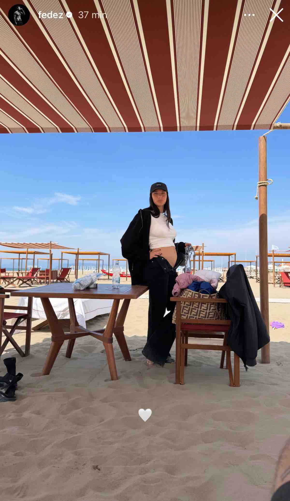 foto giulia honegger incinta fedez padre