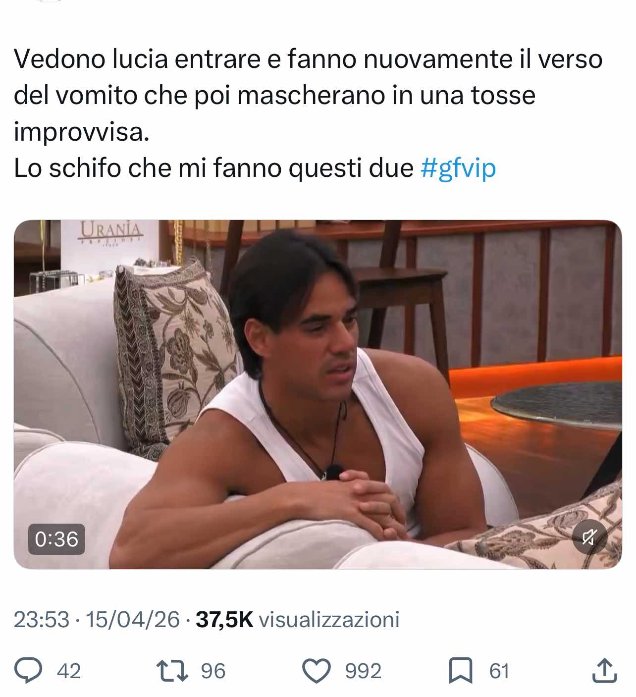 foto lucia nel mirino di renato nicolo gfvip