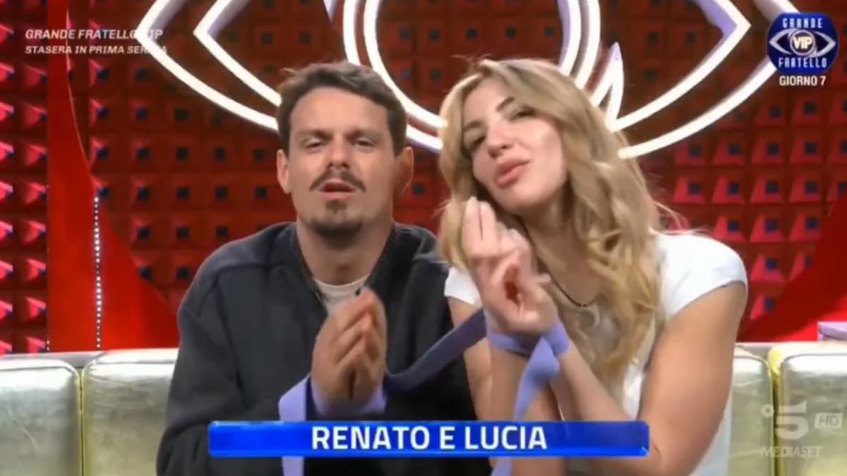 Foto Lucia Renato GF Vip