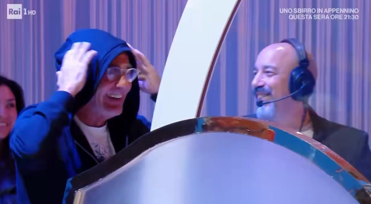 foto massimo giletti backstage la volta buona