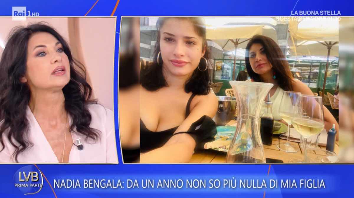 foto nadia bengala non vede figlia
