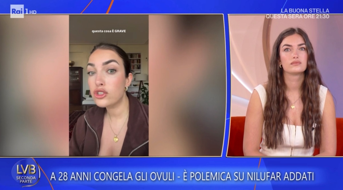 foto nilufar addati polemiche social