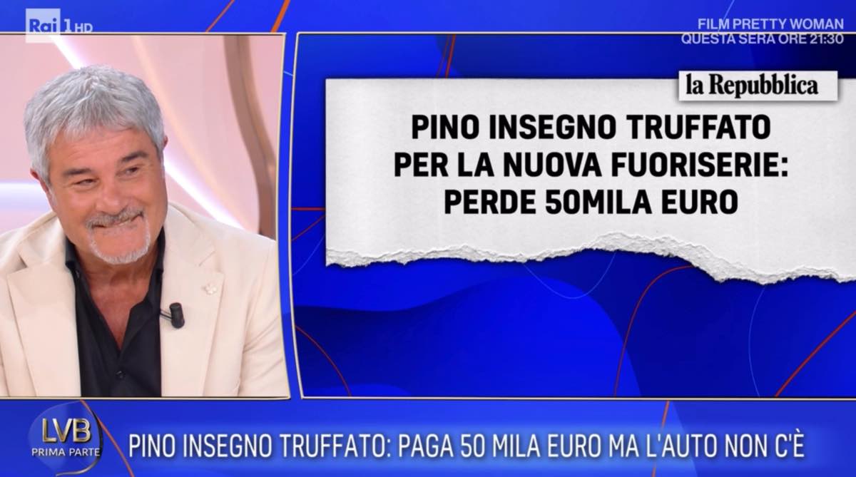 foto pino insegno vittima di truffa