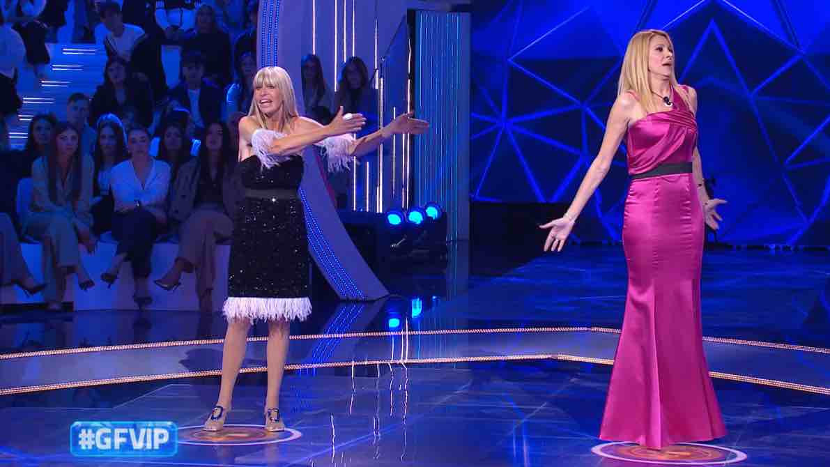 foto alessandra mussolini adriana volpe candidate finale gfvip