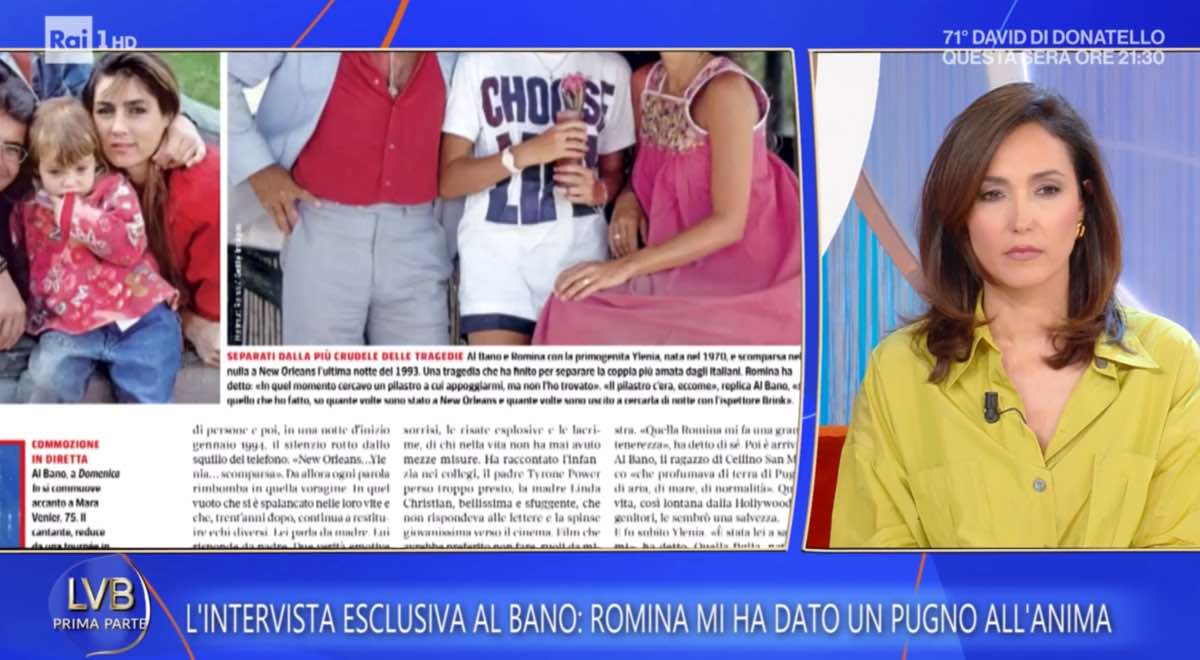 foto caterina balivo intervista albano