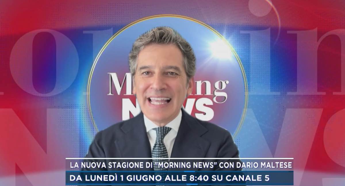foto dario maltese torna con Morning news
