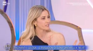 foto elena santarelli sbotta contro collega