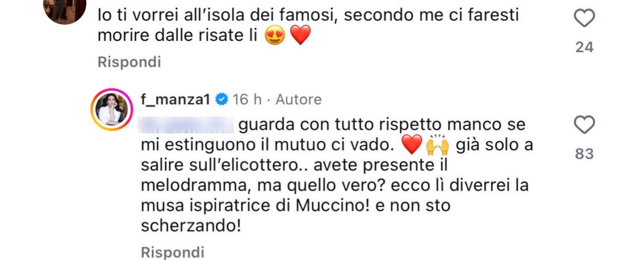foto Francesca Manzini isola gfvip