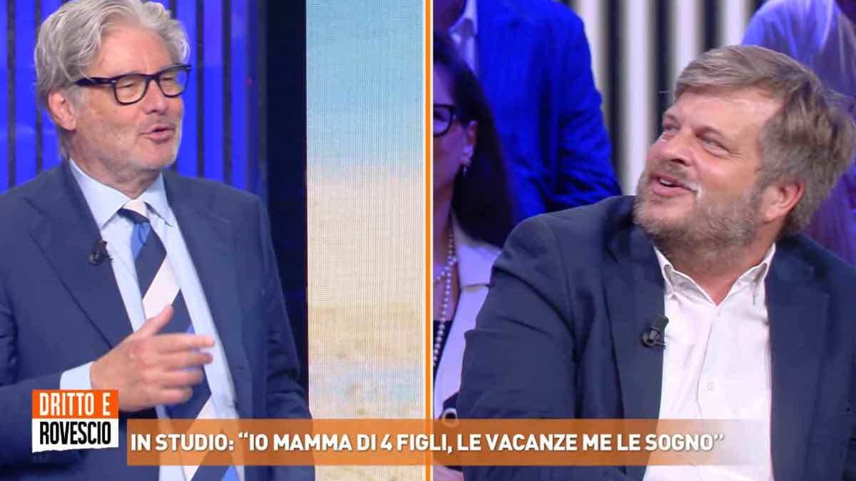 foto paolo del debbio ultima puntata dritto e rovescio