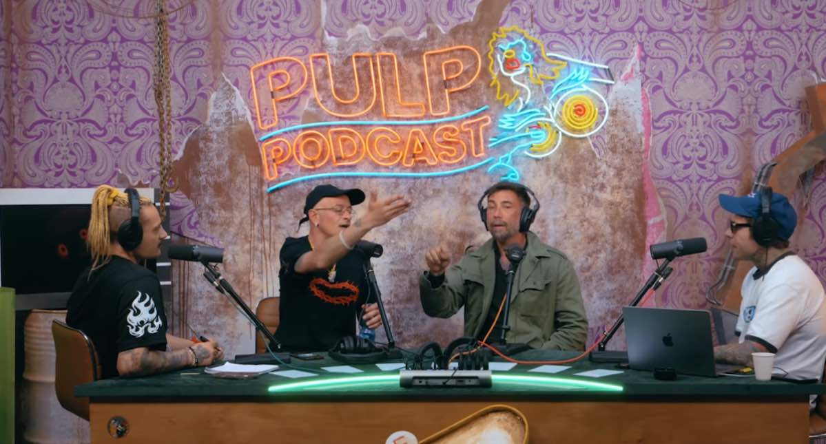 foto pulp podcast Brumotti fedez