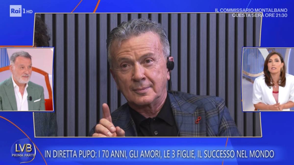 foto pupo propone caterina balivo a domenica in