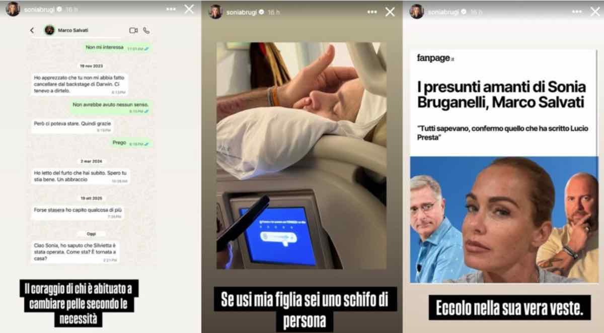 foto Sonia Bruganelli contro Marco Salvati