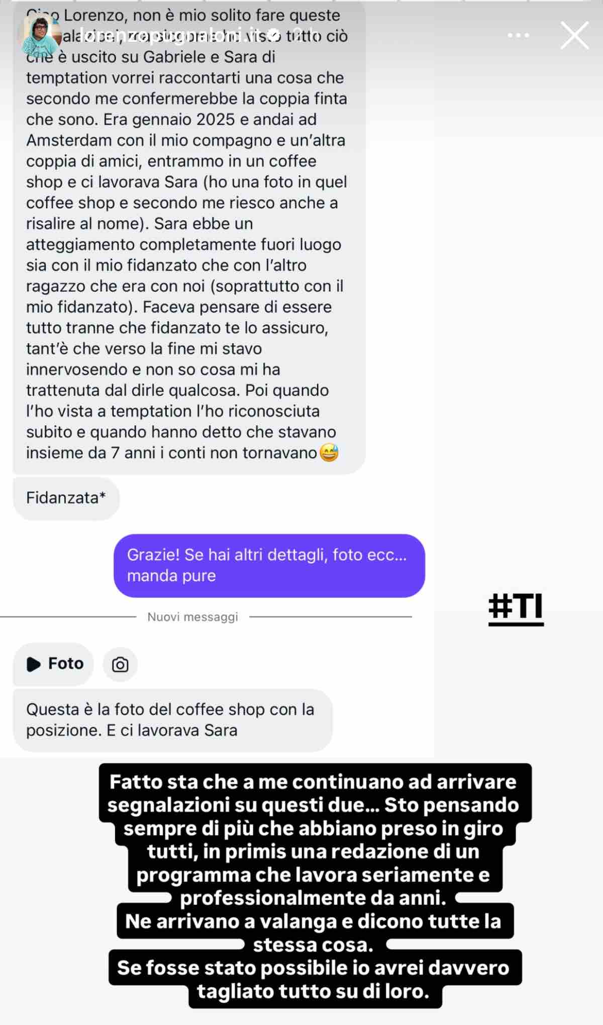 foto altra segnalazione su gabriele sara
