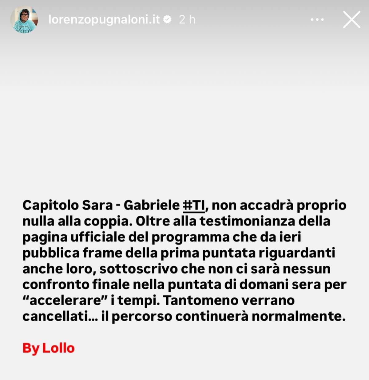 foto anticipazioni gabriele sara temptation