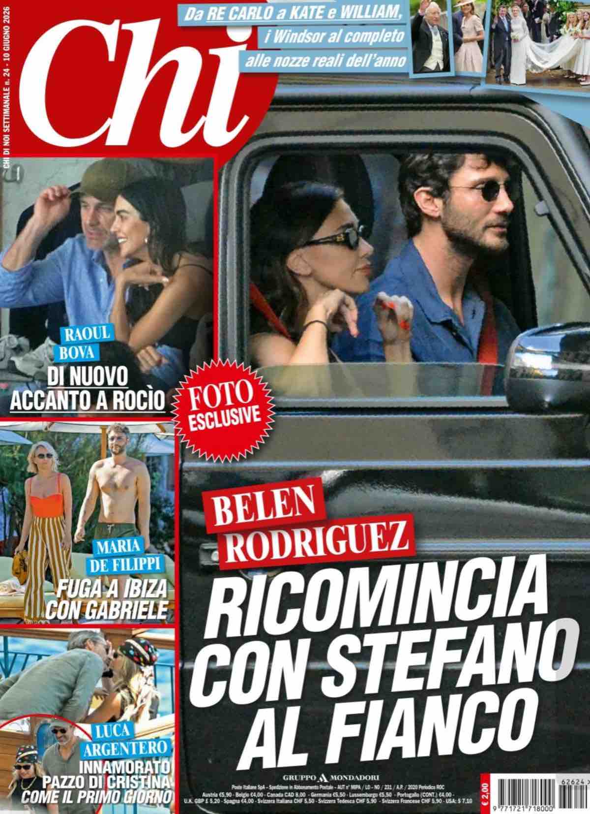 foto belen stefano insieme