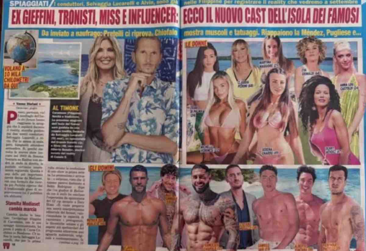 foto cast completo isola dei famosi 2026