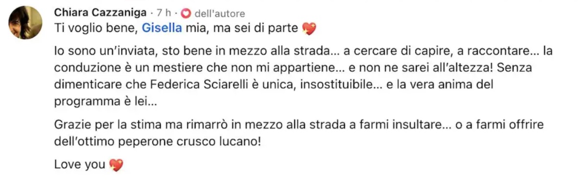 foto Chiara Cazzaniga post