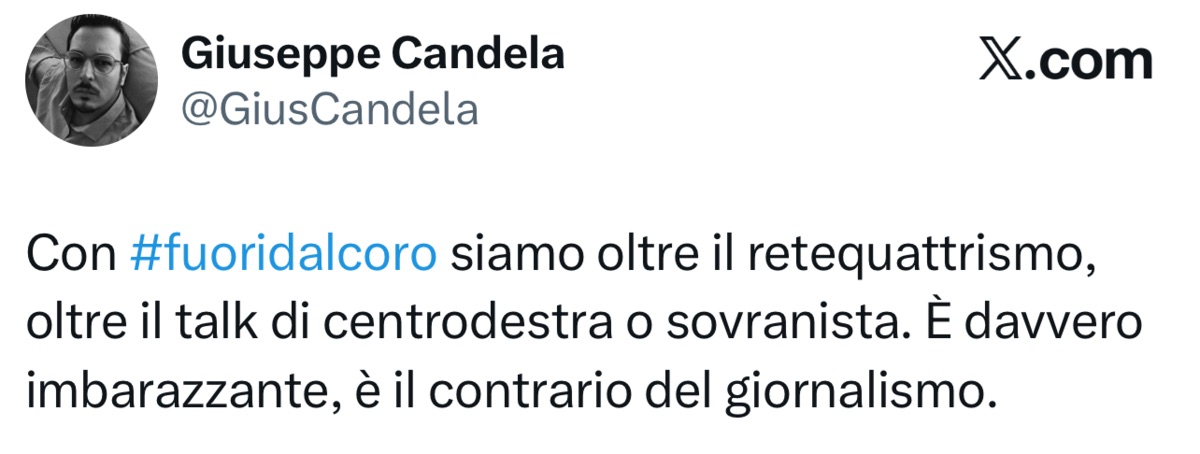 foto critiche su fuori dal coro