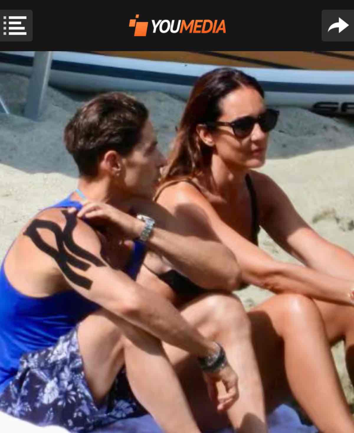 foto Pier Silvio Berlusconi incidente Portofino con Toffanin