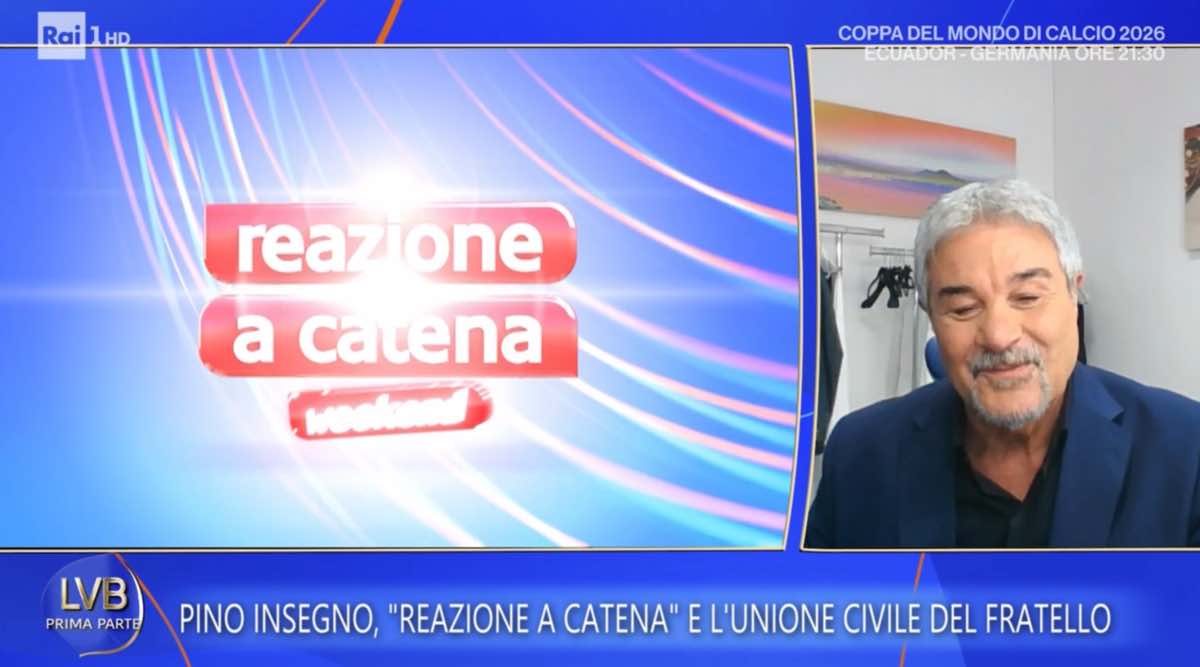 foto pino insegno la volta buona ascolti reazione a catena