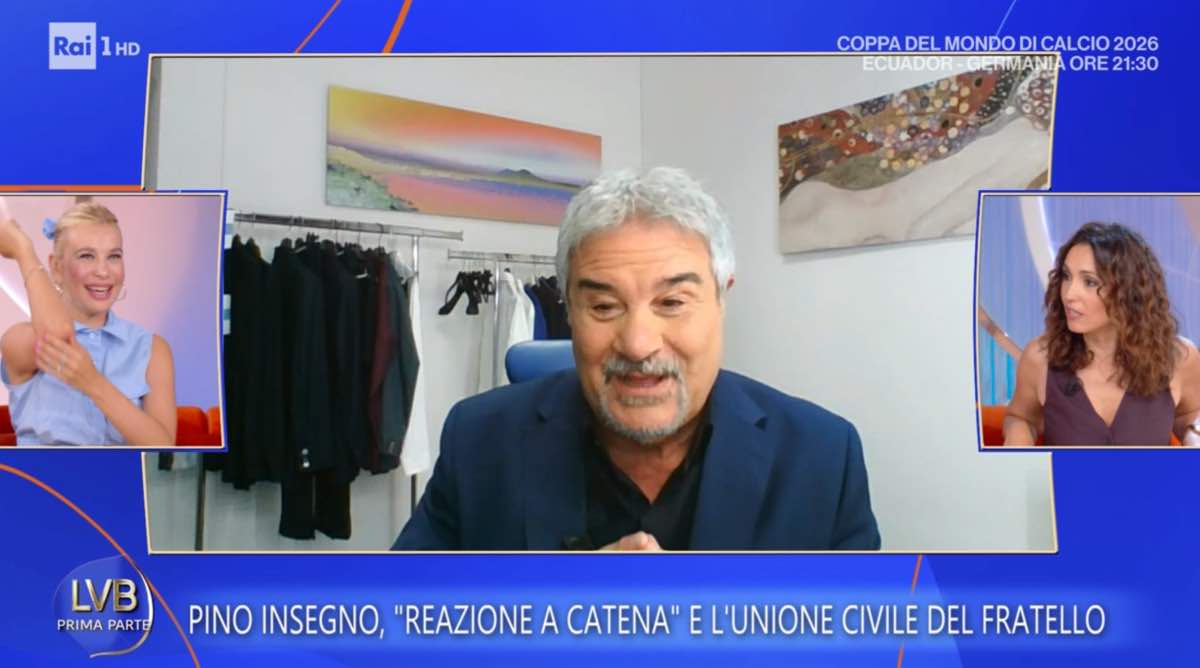 foto pino insegno sketch la volta buona