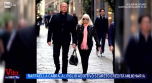 foto raffaella carra figlio adottivo