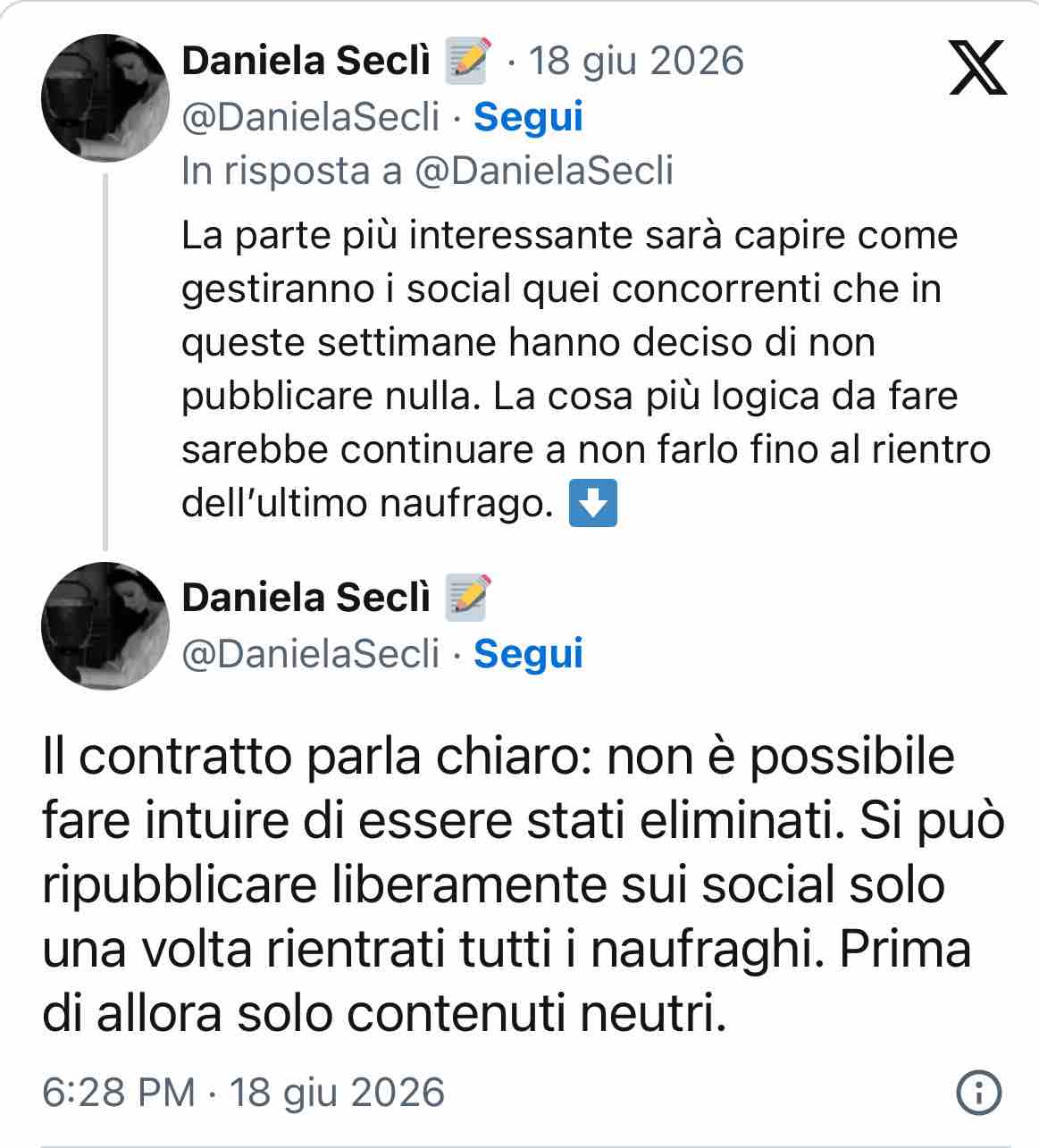 foto regolamento isola