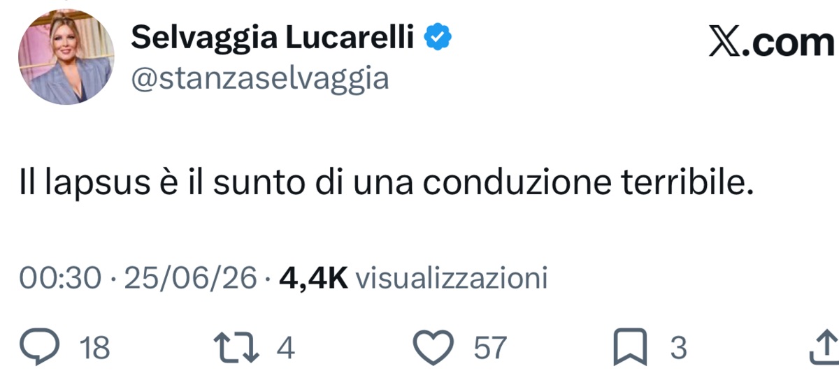 foto selvaggia lucarelli frecciata a pino rinaldi