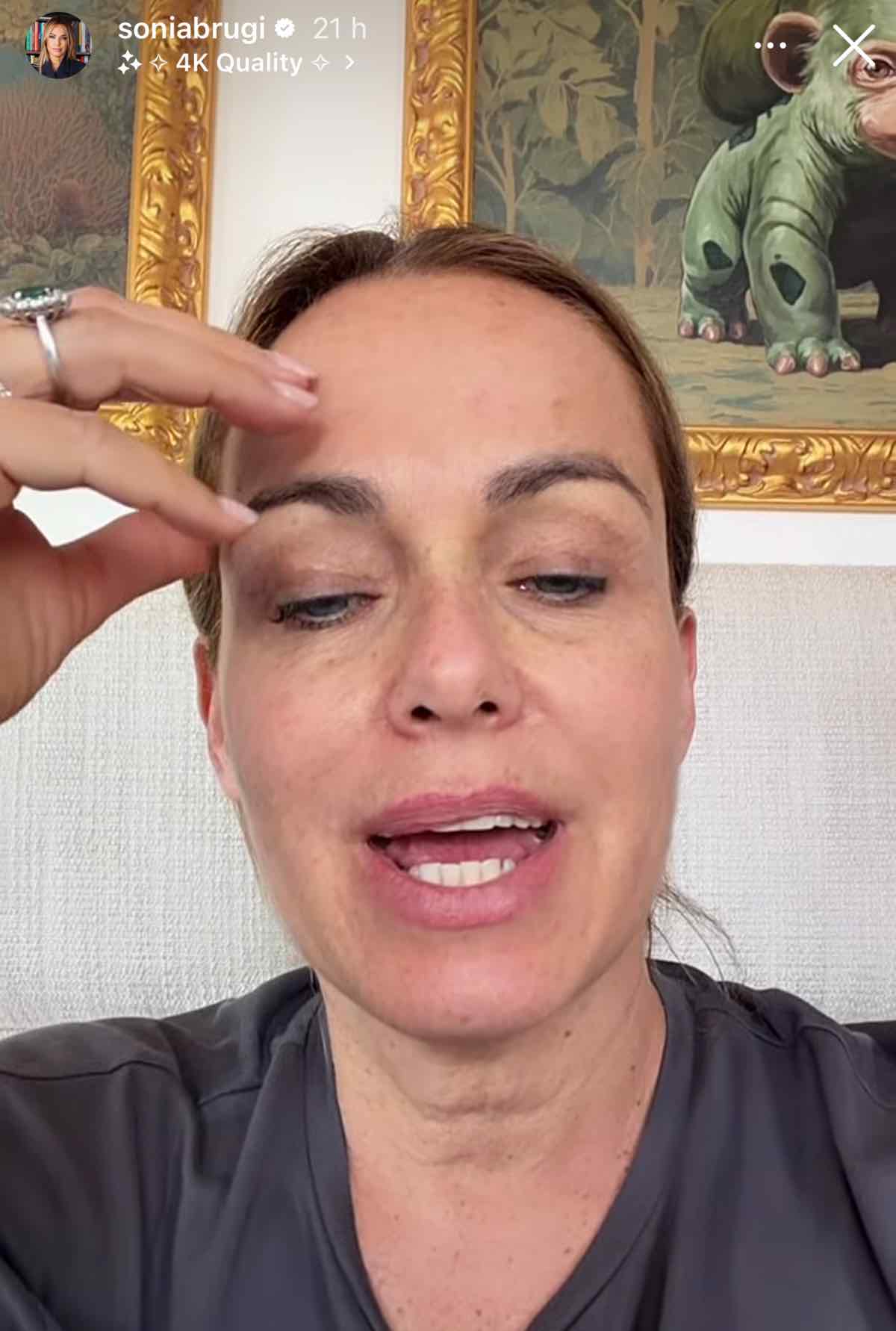foto Sonia Bruganelli sfogo instagram
