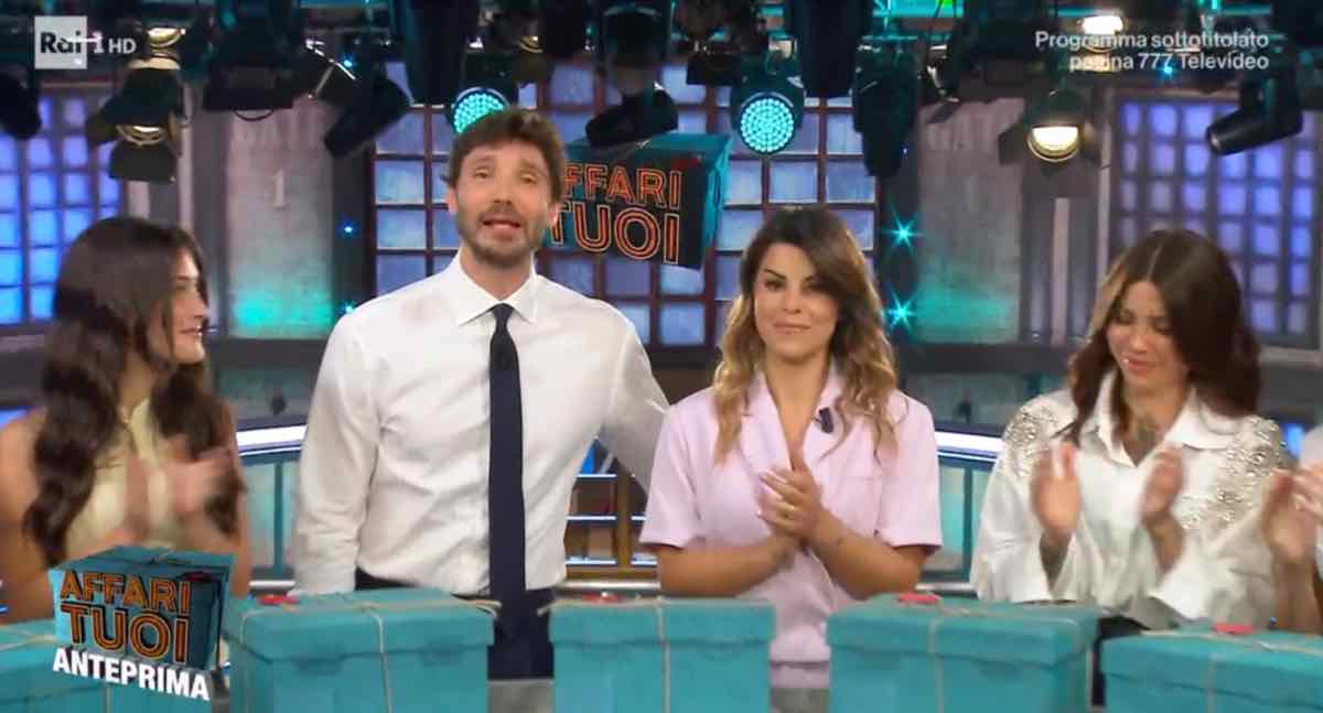 foto stefano de martino denise affari tuoi