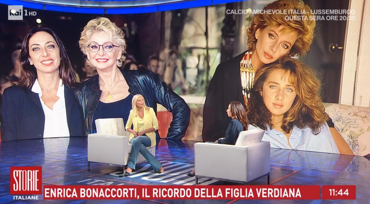 foto studio storie italiane figlia enrica bonaccorti
