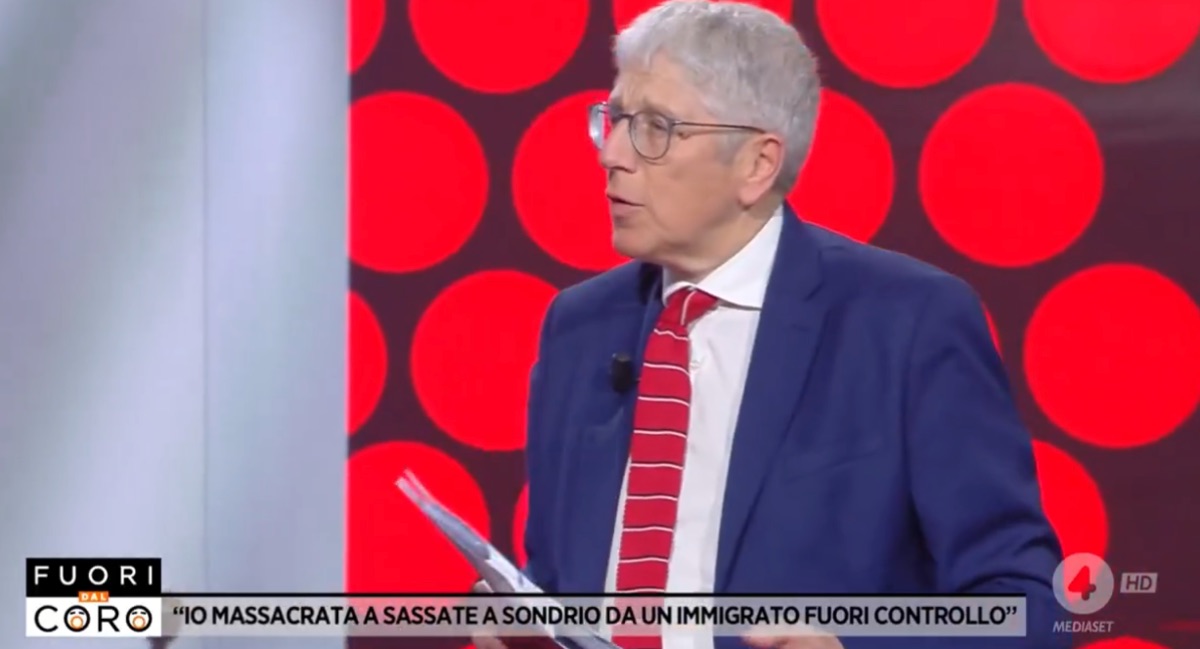 foto ultima puntata fuori dal coro polemica