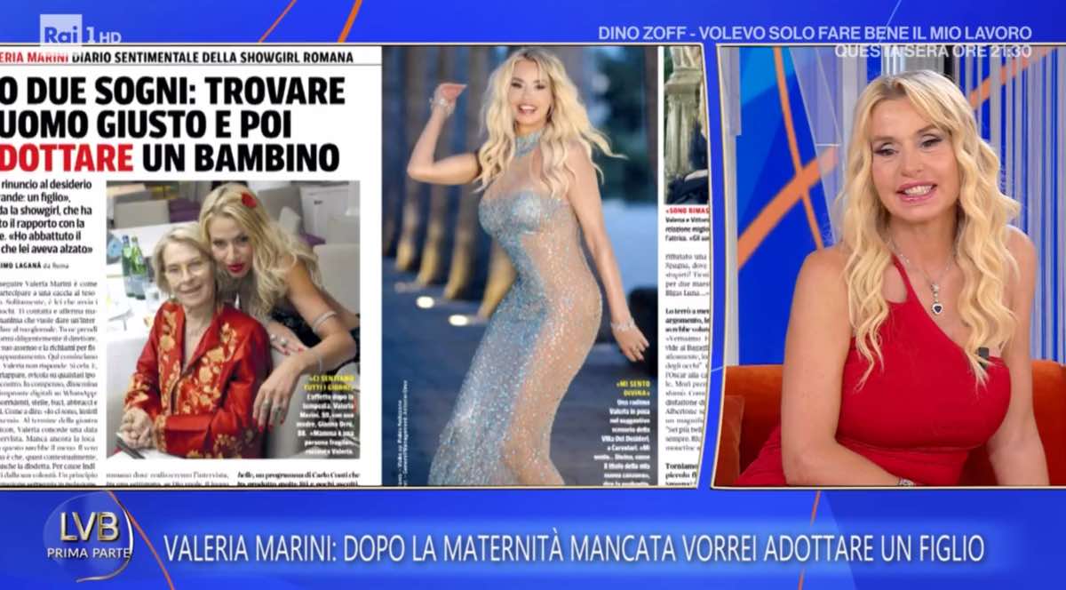 foto valeria marini intervista su oggi