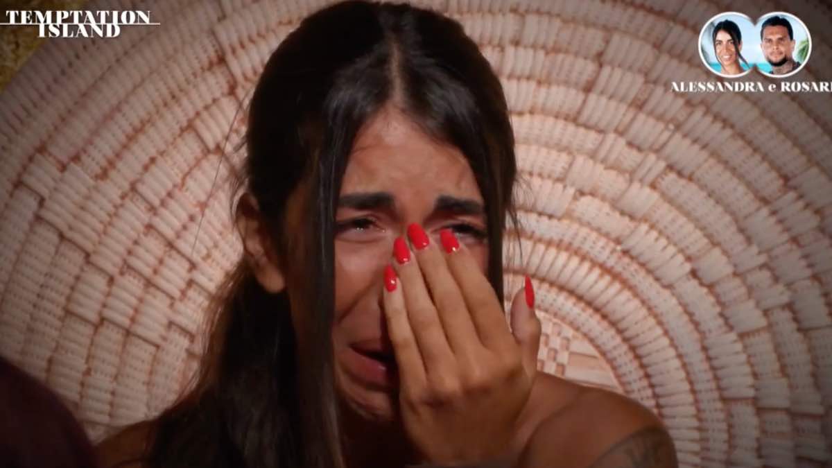 Foto Alessandra piange Temptation Island