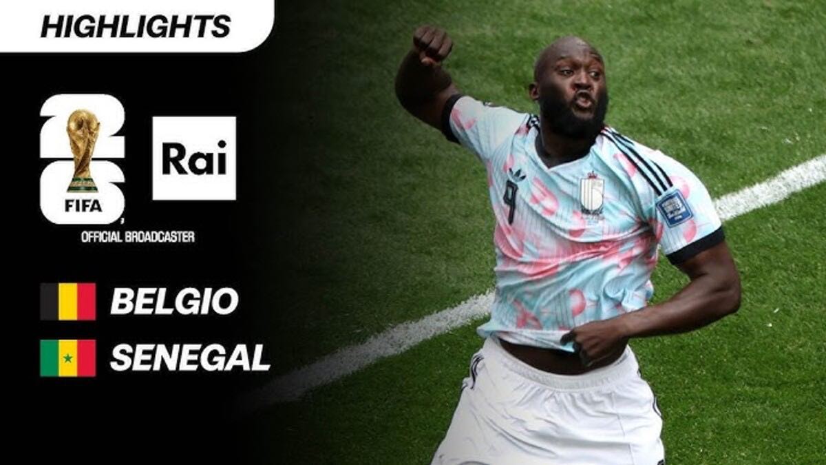 foto Belgio Senegal rai1