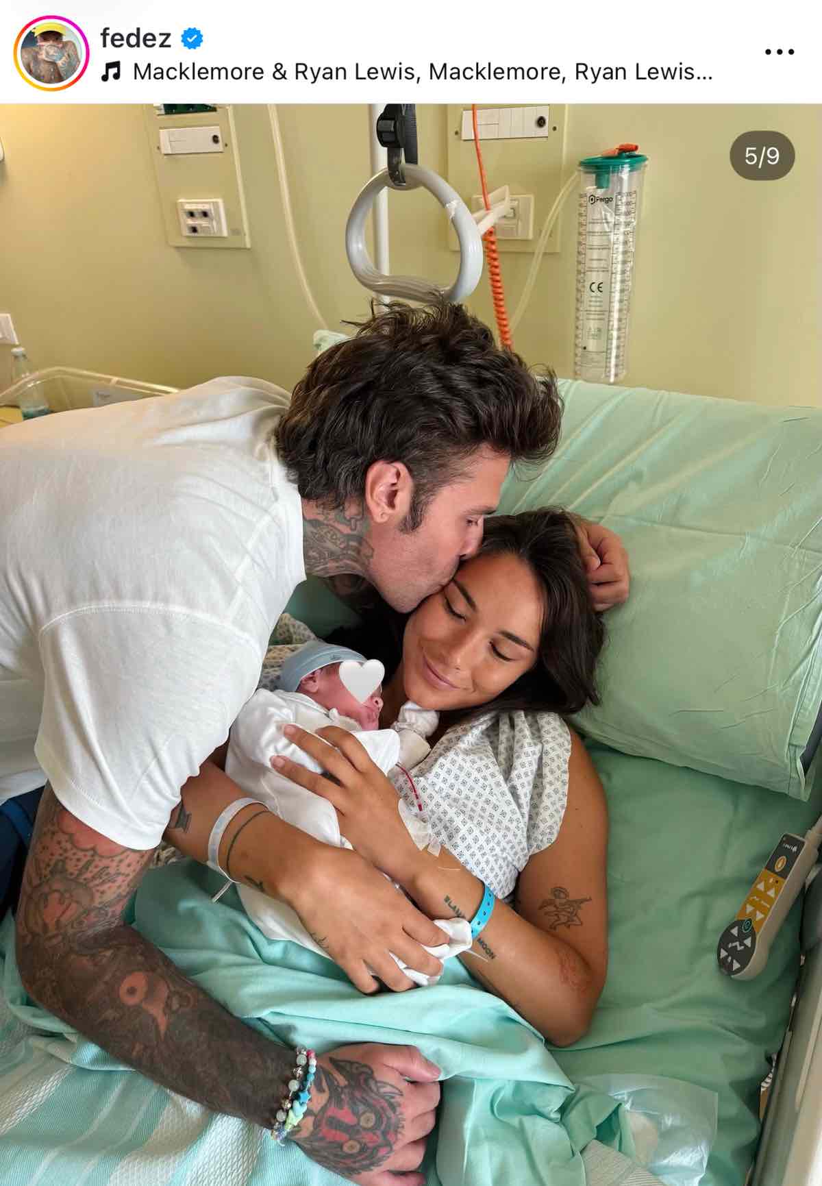 foto Edoardo lupo figlio fedez giulia honegger