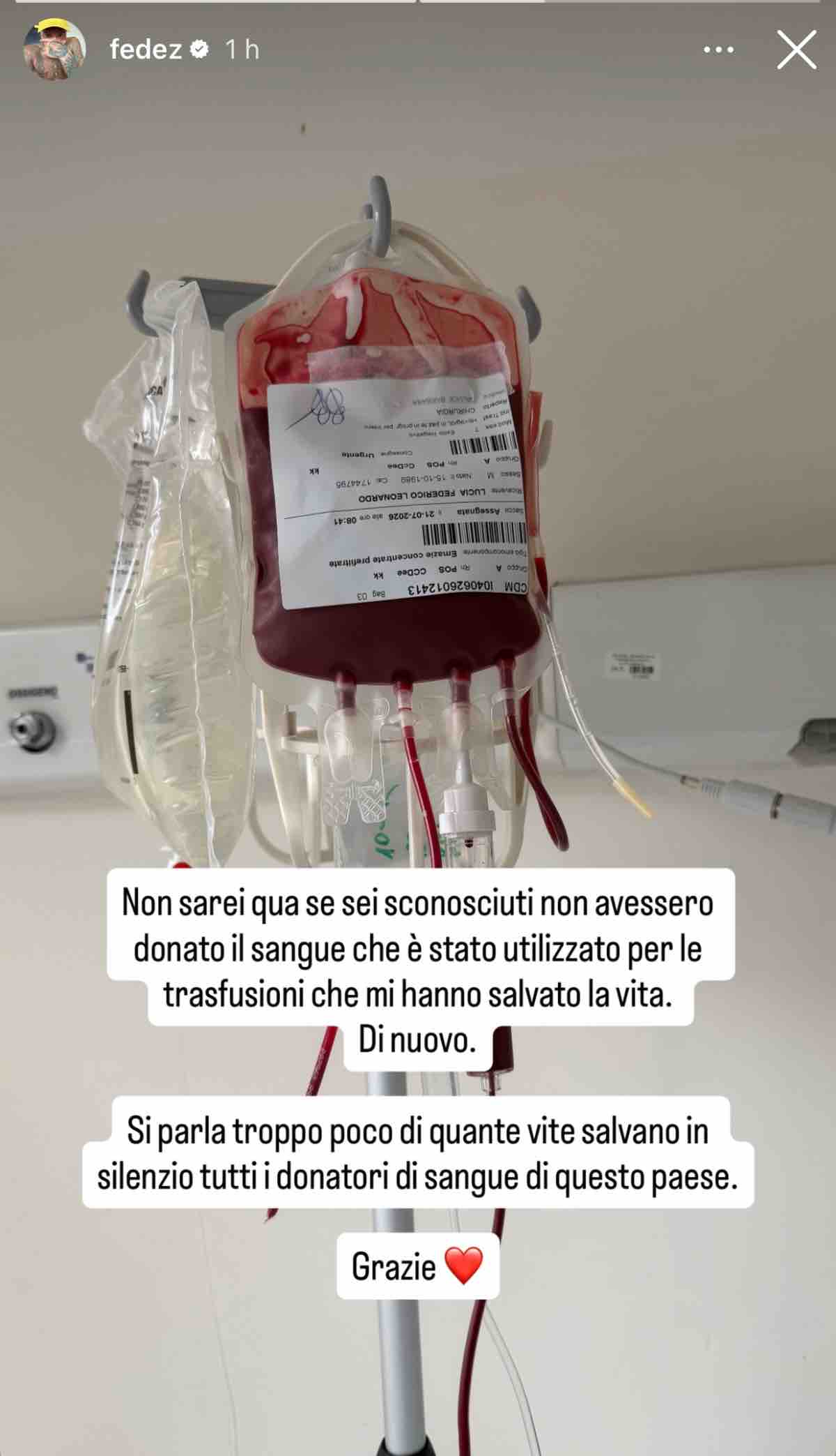 foto fedez racconta di aver rischiato la vita